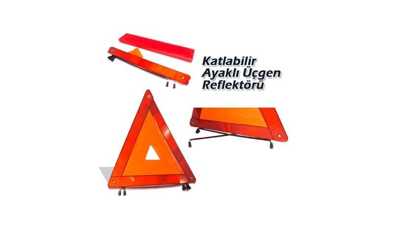ÜÇGEN REFLEKTÖR DEMİR AYAKLI LUX (E BELGELİ)