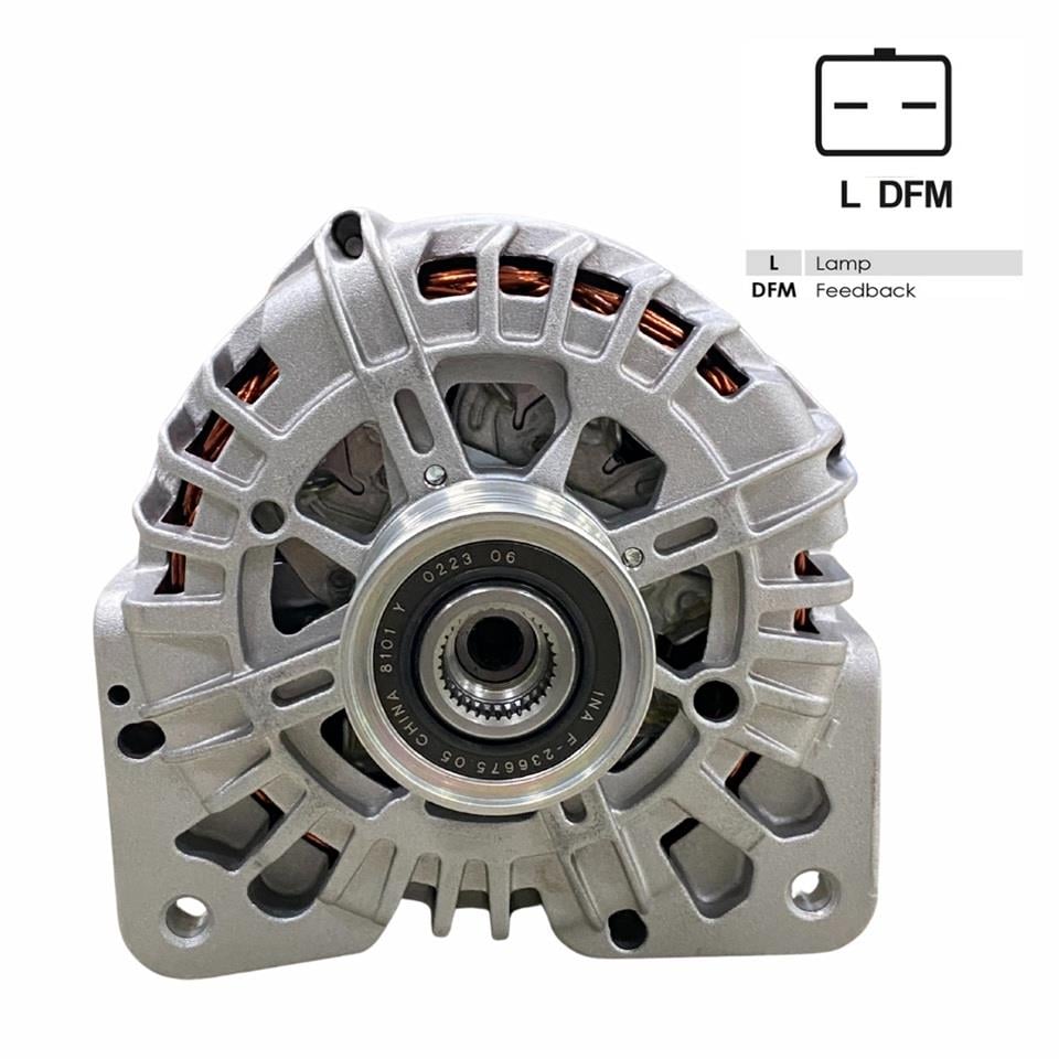 12V ALTERNATÖR DİNAMO VALEO TİPİ 150 A (L-DFM) OPEL MOVANO/VIVARO-RENAULT LAGUNA/TRAFIC 2.0 CDTI