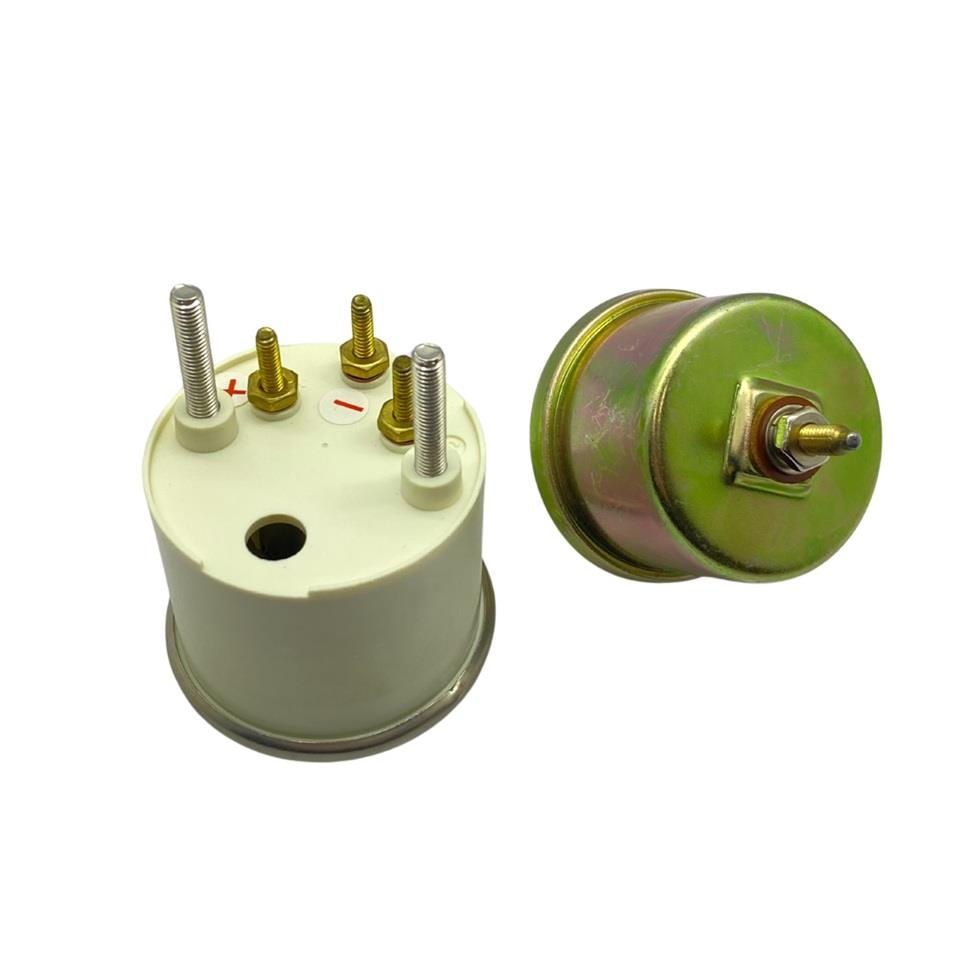 24V YAĞ SAATİ-ATOM YAĞ MÜŞÜRÜ (0-100 PSİ / 0-7 BAR) (M10*1) (52 MM) İŞ MAKİNESİ