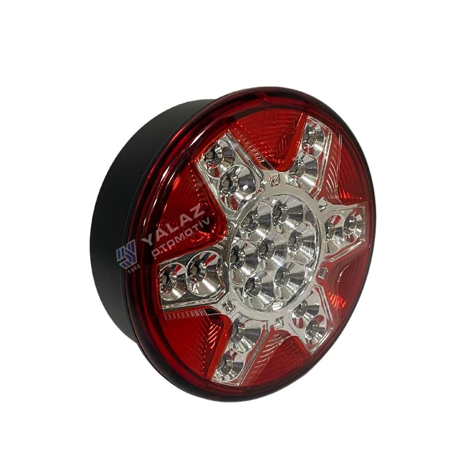 FARPLAS 24V SİNYAL LAMBASI LEDLİ (YUVARLAK) GÜLERYÜZ COBRA-MITSUBISHI-OTOKAR-TEMSA (122 MM)
