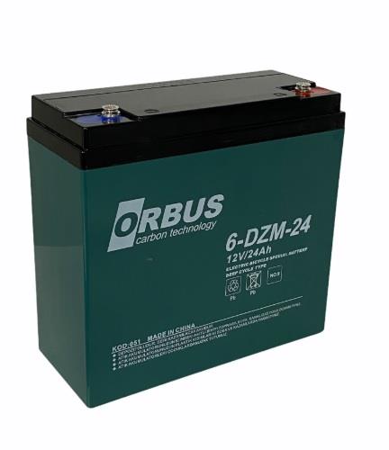 ORBUS 12V 24 AH ELEKTRİKLİ BİSİKLET AKÜSÜ DEEP CYCLE (UZUN ÖMÜRLÜ) (181*77*170) (6.60 KG)