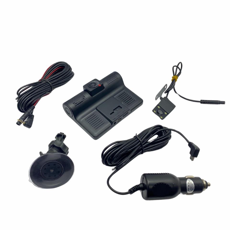 ARAÇ YOL KAYIT KAMERASI EKRANLI 4 İNÇ 1080 HD (ÖN-ARKA KAMERALI/GECE GÖRÜŞLÜ/İÇ-DIŞ) (32 GB UYUMLU)