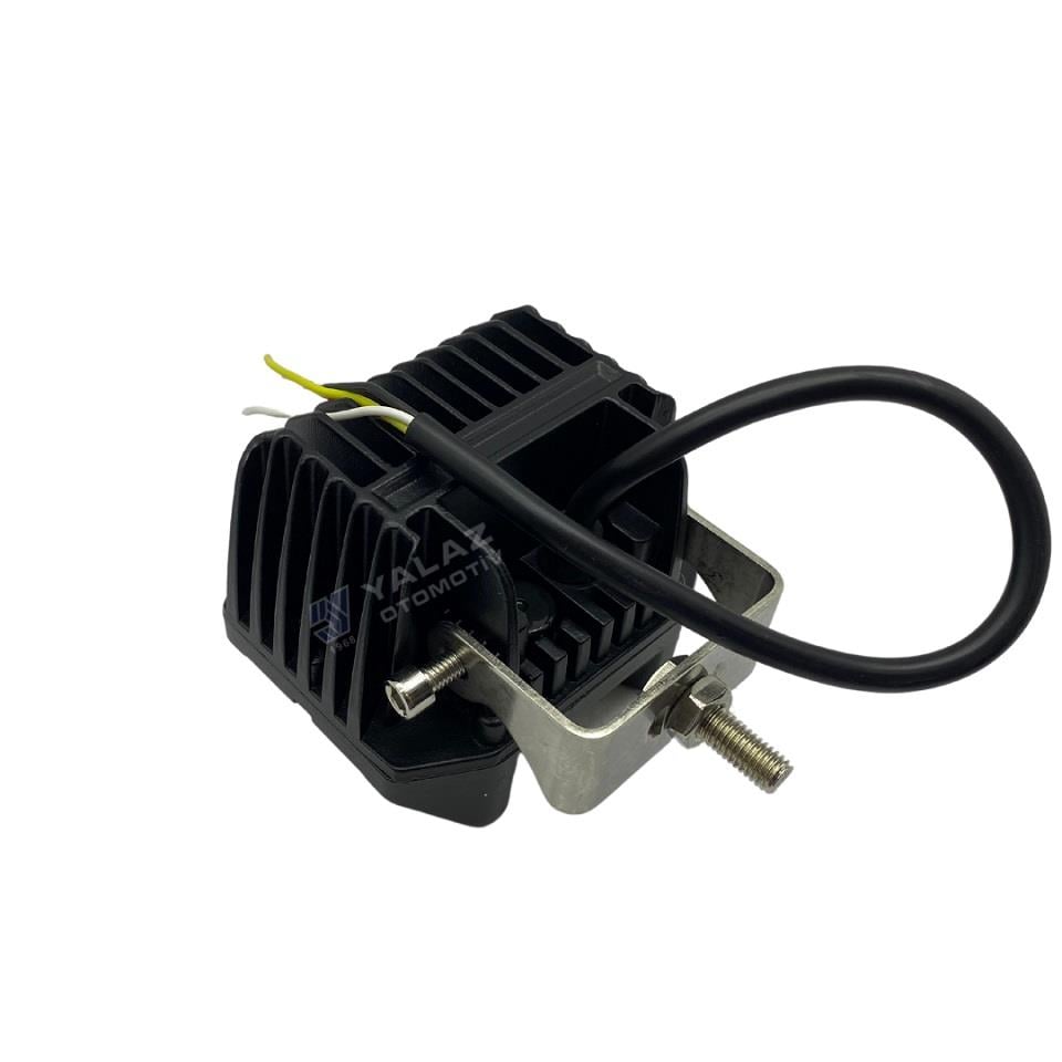 9V-36V OFF-ROAD LAMBA (15 LEDLİ) (FONKSİYONLU SARI-BEYAZ ÇAKARLI) (99*97*78 MM)