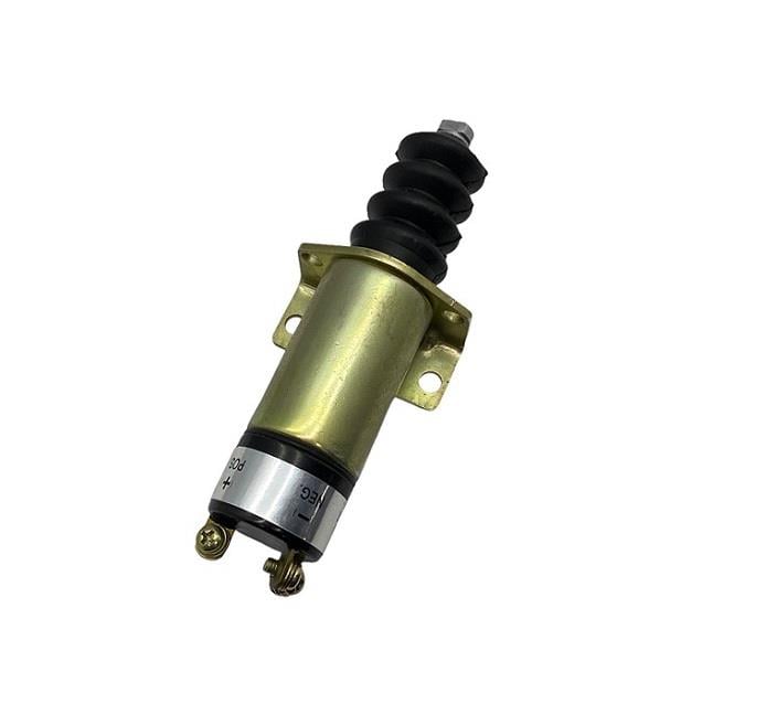 12V STOP SELENOİDİ ÖNDEN AYAKLI (3 ÇIKIŞ) (PLATİNLİ) LISTER PETER JENERATÖR