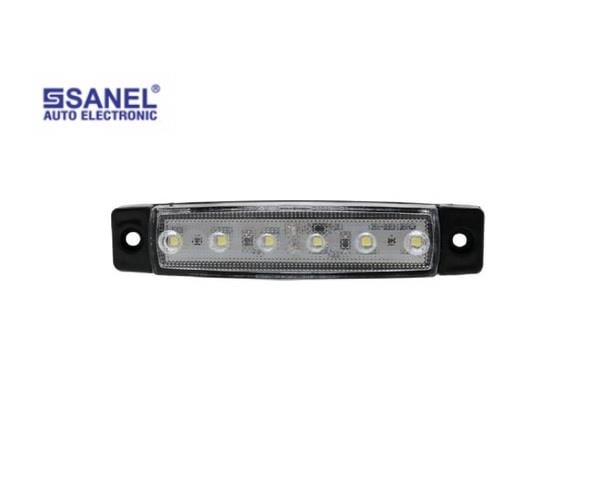 SANEL 12V PARMAK LAMBA 6-LEDLİ BEYAZ (95*19 MM)