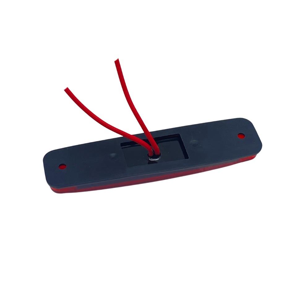 FRISTOM 12V-24V PARMAK LAMBA 6-LEDLİ KIRMIZI (102*25.6 MM)