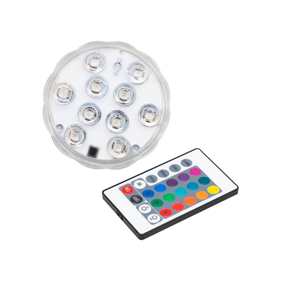12V RENKLİ LED LAMBA (KUMANDALI) 
