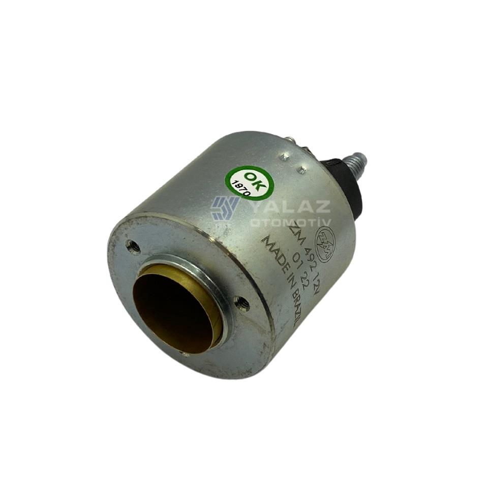 ZM 12V MARŞ OTOMATİĞİ VALEO TİPİ (3 DELİK) M5+FİŞLİ SAĞ ALÇAK KAPAK BAKIR CIVATA