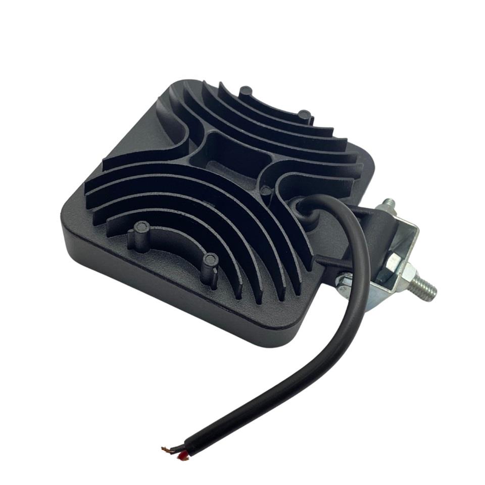 8V-110V ÇALIŞMA LAMBASI KARE (16  LEDLİ 48W) (109*109*28 MM) 
