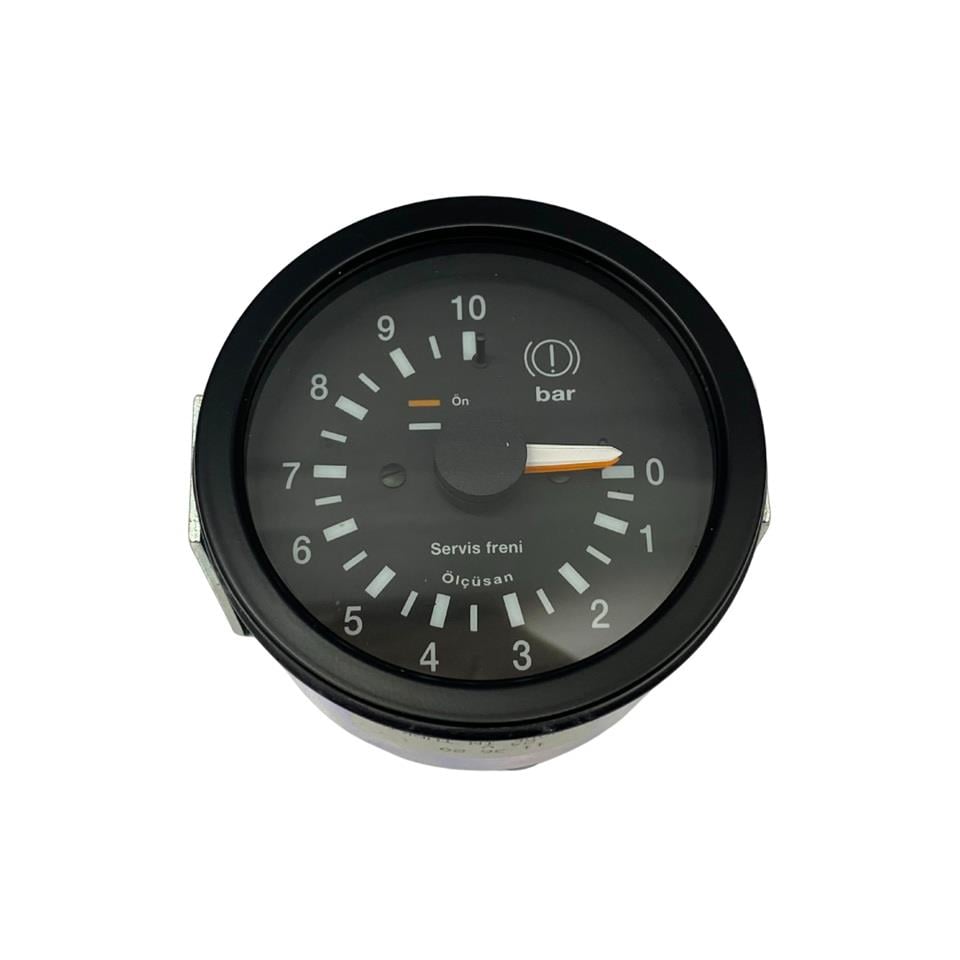 ÖLÇÜSAN HAVA SAATİ 10 BAR MEKANİK (ÇİFT REKORLU BORULU TİP) (ÇİFTLİ) (ÖN-ARKA) (80 MM)