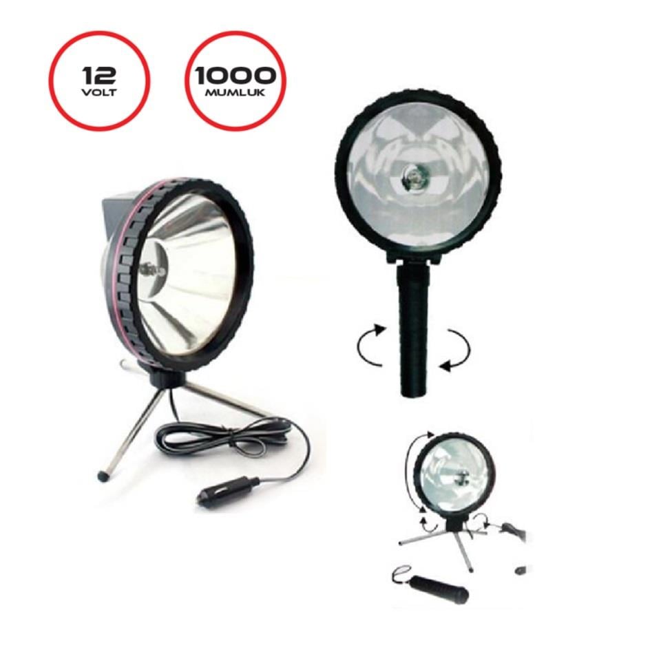 12V PROJEKTÖR AYAKLI 1000 MUMLUK (2.5 MT)