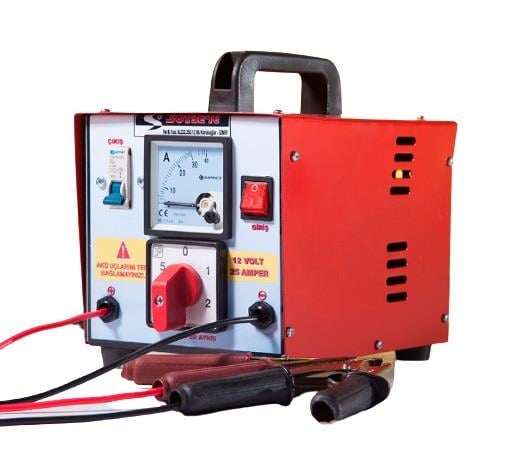 SOYBERG 12V ŞARJ REDRESÖRÜ 25 A (AKÜ ŞARJ CİHAZI) (AMPER AYARLI)