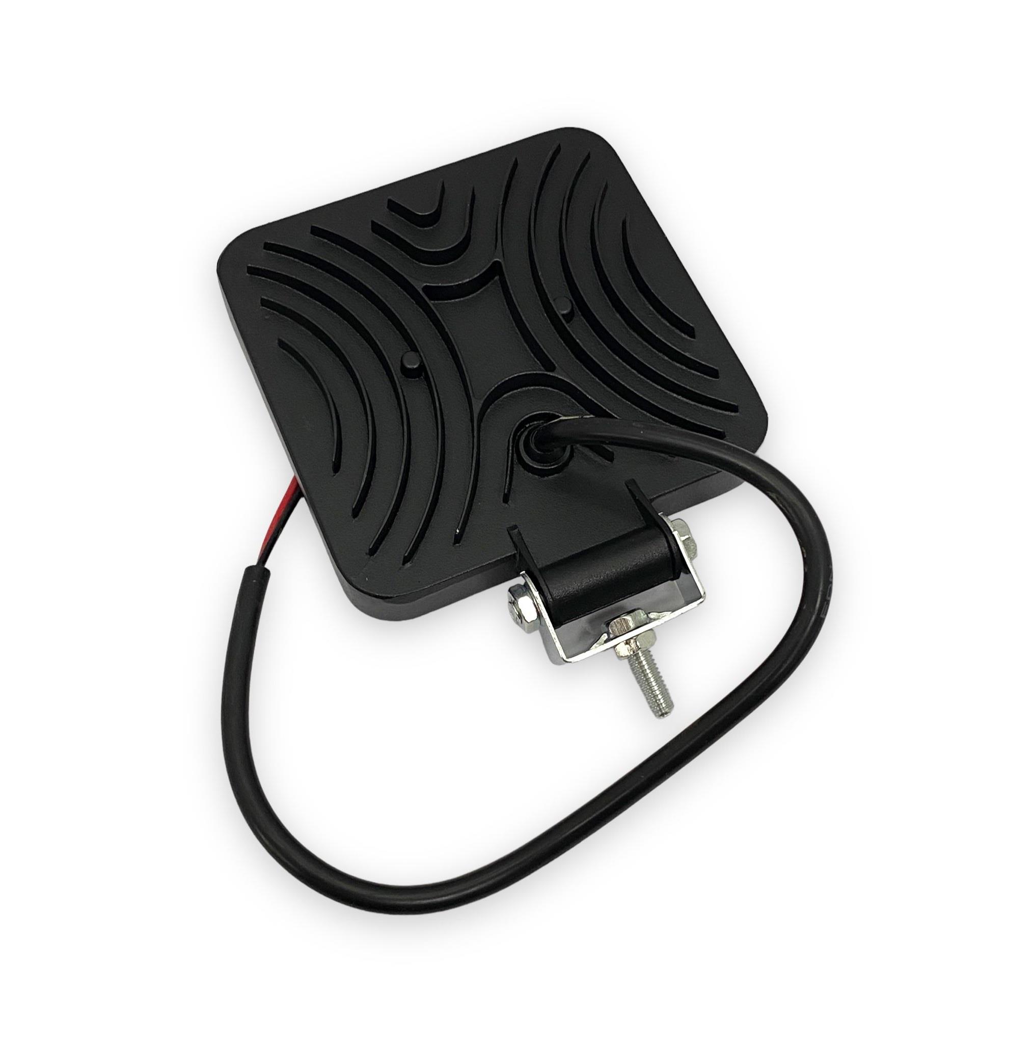 9V-60V ÇALIŞMA LAMBASI KARE 27W (9 LEDLİ) (108*108*48 MM)