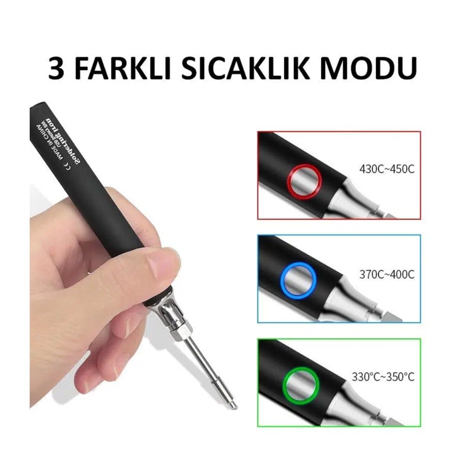 LEHİM HAVYASI (KALEM TİP) (ŞARJLI-KABLOSUZ) 8W