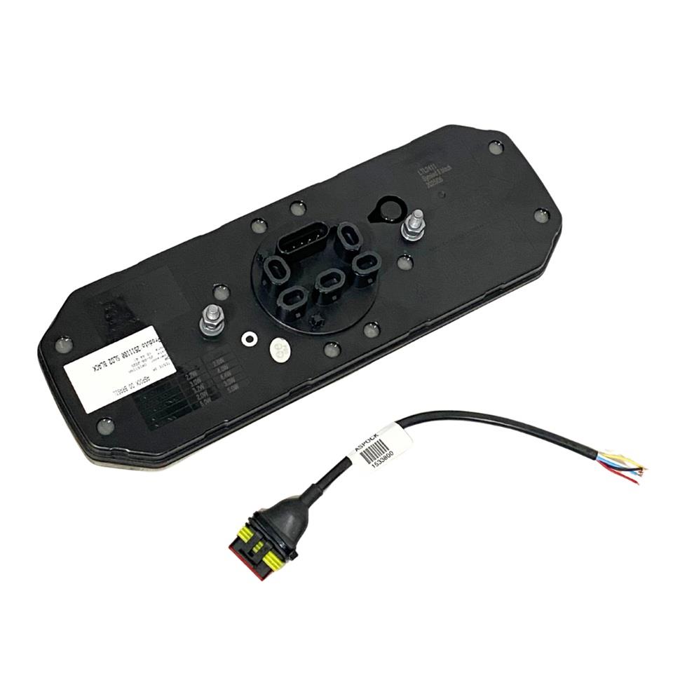 ASPOCK 12V-24V STOP LAMBASI (NEON LEDLİ-KAYAR SİNYALLİ) (4 FONKSİYONLU) (365*130*35 MM) E BELGELİ