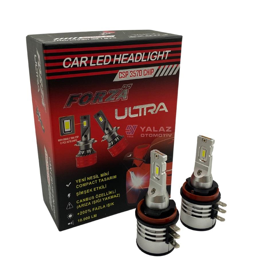 12V-24V H15 CSP LED XENON FAR AMPUL SETİ %200+ FAZLA IŞIK 6500K 10000 LÜMEN