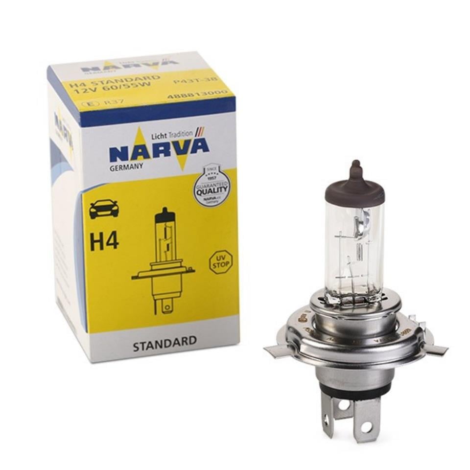 NARVA 12V H4 AMPUL 60/55W P43T STANDART