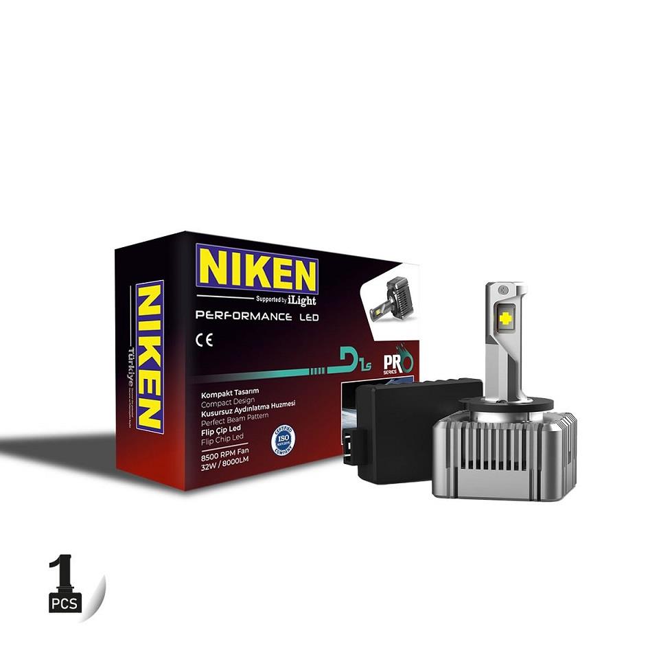 NIKEN D1S CSP LED XENON FAR AMPUL 6500K 8000 LÜMEN (1 AD)