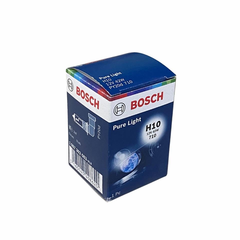 BOSCH 12V H10 AMPUL 42W PURE LIGHT (PY20d) 