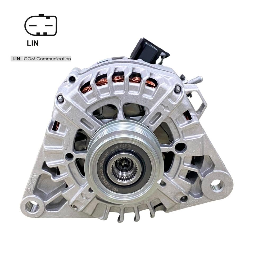 12V ALTERNATÖR DİNAMO 130 A (TEK FİŞ) (LIN) HYUNDAI ELANTRA IV/I20/I40-KIA CARENS IV/RIO/STONIC OEM
