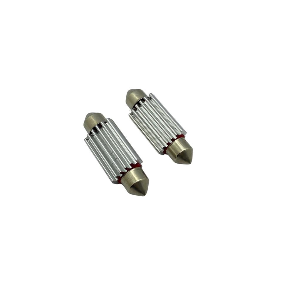 12V SOFİT AMPUL 12 LEDLİ BEYAZ (39 MM) (2 AD)