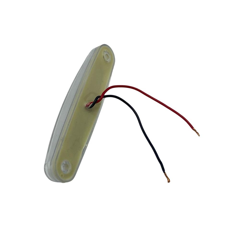 12V PARMAK LAMBA NEON LEDLİ BEYAZ (118*23 MM) 