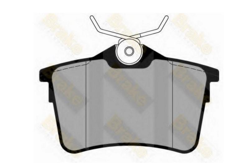 BOSCH ARKA FREN BALATASI CITROEN BERLINGO 2008 > PEUGEOT PARTNER TEPEE 2008 >