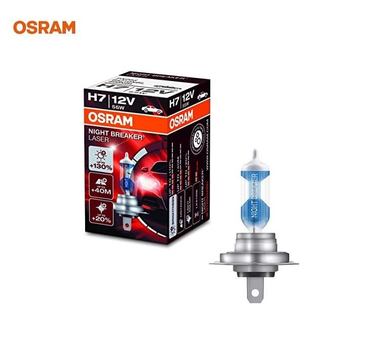 OSRAM 12V H7 AMPUL 55W +%130 FAZLA IŞIK NIGHT BREAKER LASER