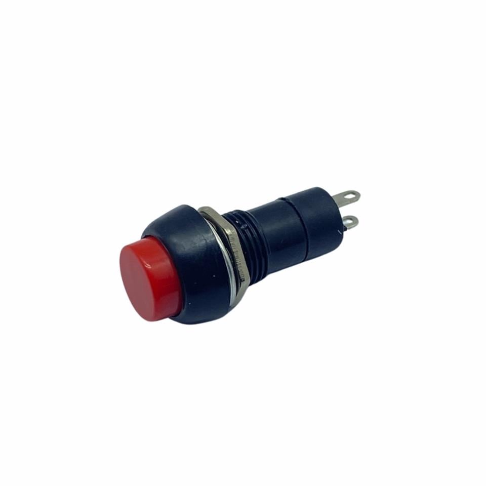 MİNİ BUTON PLS YAYLI (10 MM) KIRMIZI