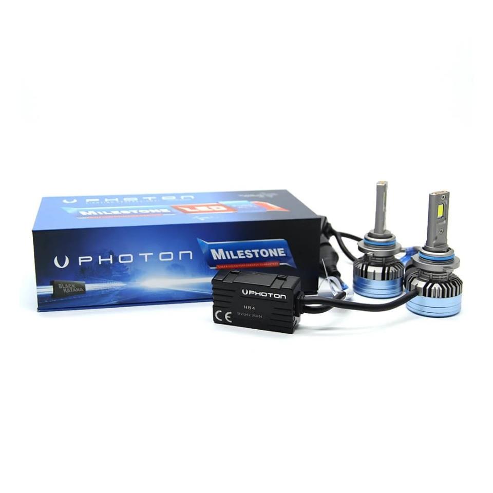PHOTON 12V-24V HB4 CSP LED XENON FAR AMPUL SETİ KATANA 6000K 12000 LÜMEN (9006) CANBUS 