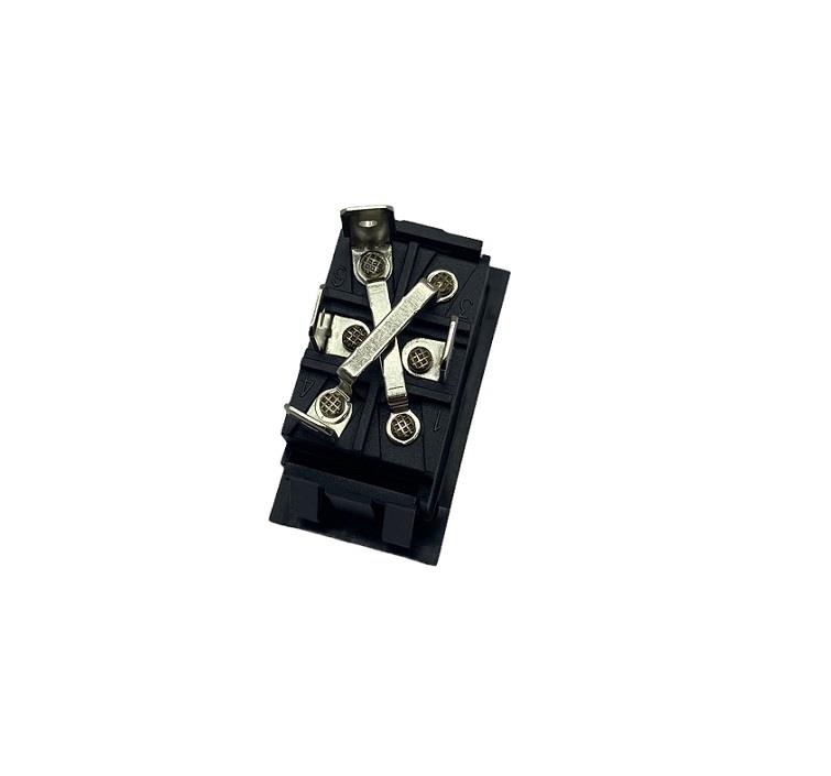 TUŞLU ANAHTAR IŞIKLI SARI-KIRMIZI (4 FİŞ) (TEK DEVRE) (12V 20A DC/24V 10A DC)