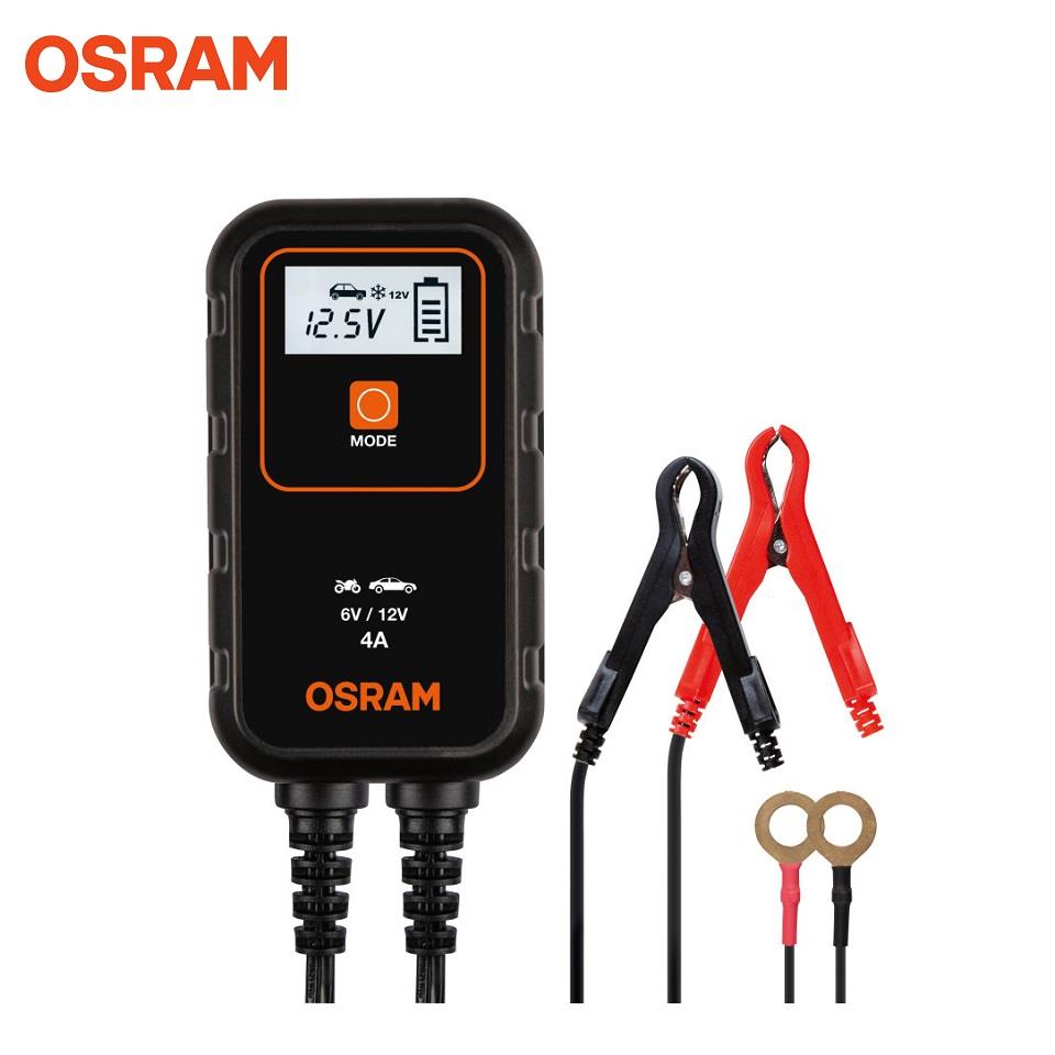 OSRAM 6V-12V ŞARJ REDRESÖRÜ (AKILLI AKÜ ŞARJ CİHAZI) OTOMATİK 4 A (+AGM)