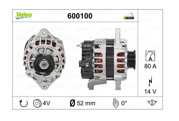 12V ALTERNATÖR DİNAMO 80 A CHEVROLET AVEO/KALOS ORJ.