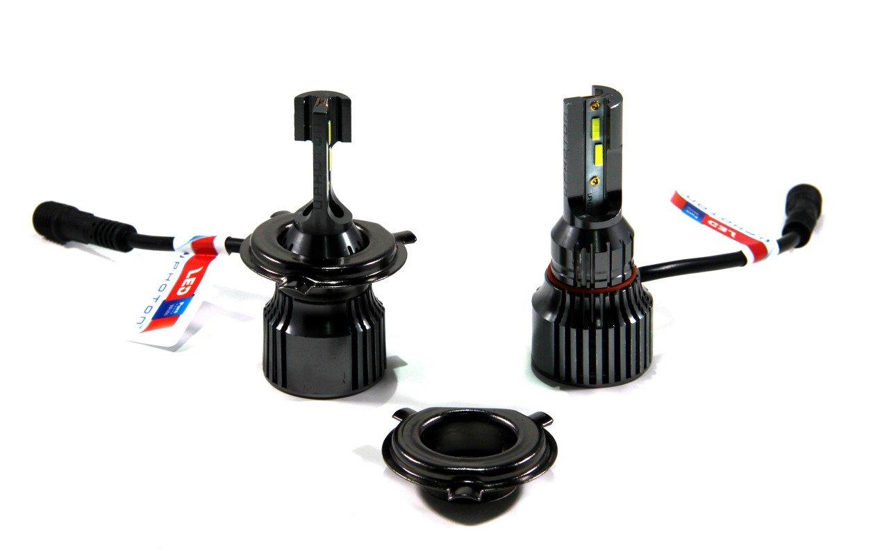 PHOTON 12V-24V H4 LED XENON FAR AMPUL SETİ 6500K 7000 LÜMEN CSP LED ULTIMATE
