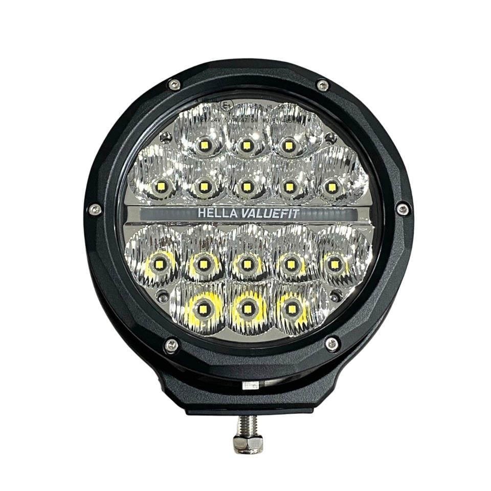 HELLA 12V-24V LED LAMBA OFF-ROAD SUPERNOVA(14 LEDLİ) 9600 LÜMEN (GÜNDÜZ SÜRÜŞLÜ) (YUVARLAK) (178 MM)