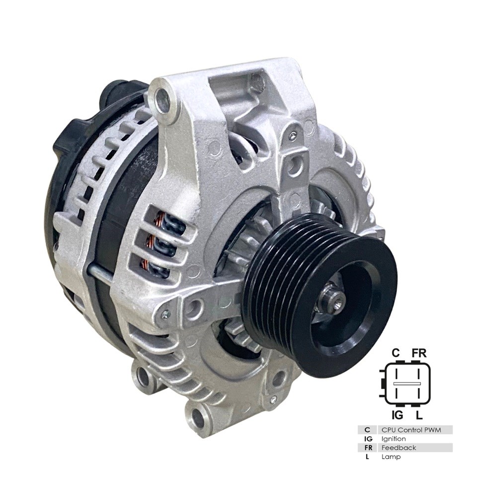 12V ALTERNATÖR DİNAMO DENSO TİPİ 105 A (C-IG-FR-L) (4 FİŞ) HONDA ACCORD VII/CIVIC VIII/CR-V II