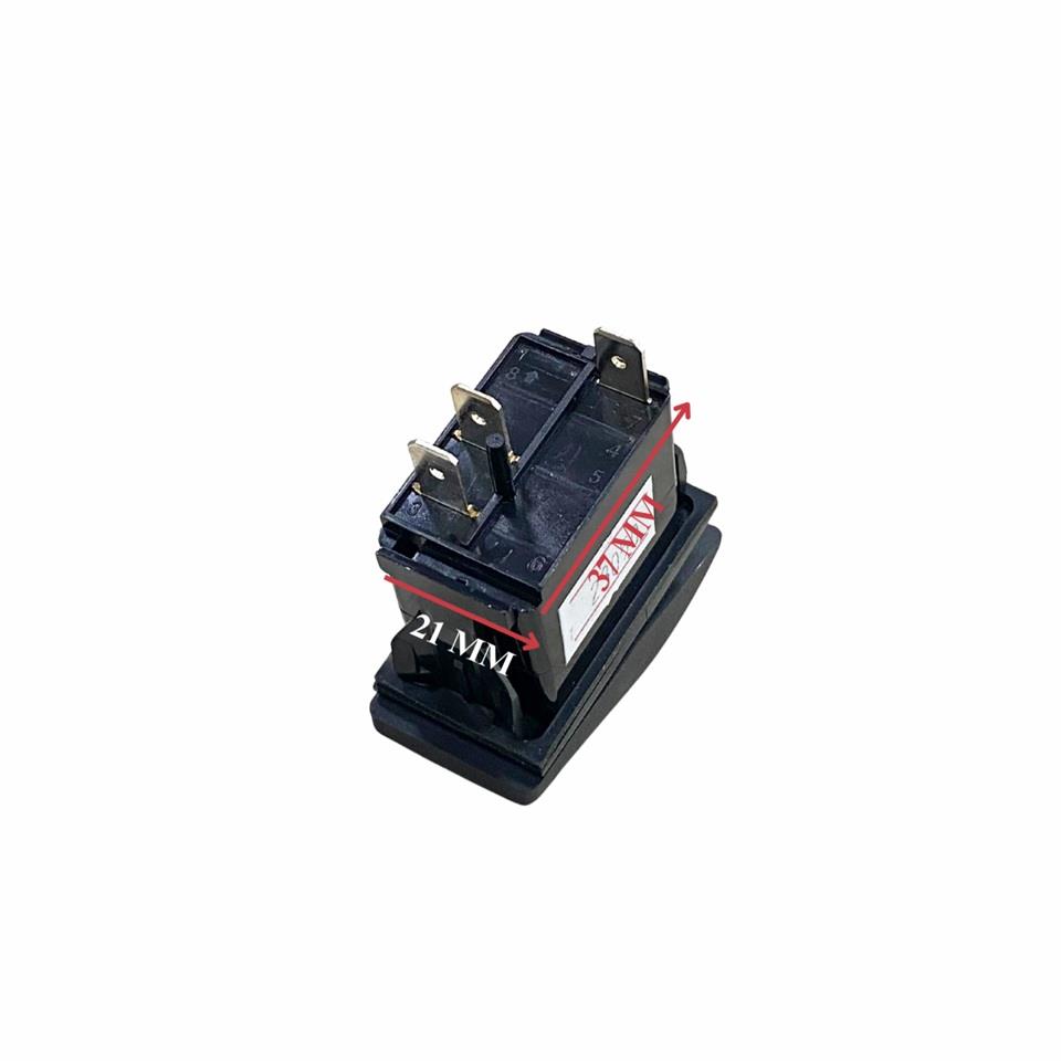 TUŞLU ANAHTAR IŞIKLI KIRMIZI SİNTİNE POMPA (3 FİŞ) (TEK DEVRE) (12V 20A DC/24V 10A DC) MARİN