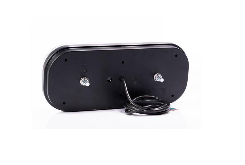 FRISTOM 12V-36V STOP LAMBASI LEDLİ (KAYAR SİNYALLİ) (6 FONKSİYONLU) (302*130 MM) SAĞ E9