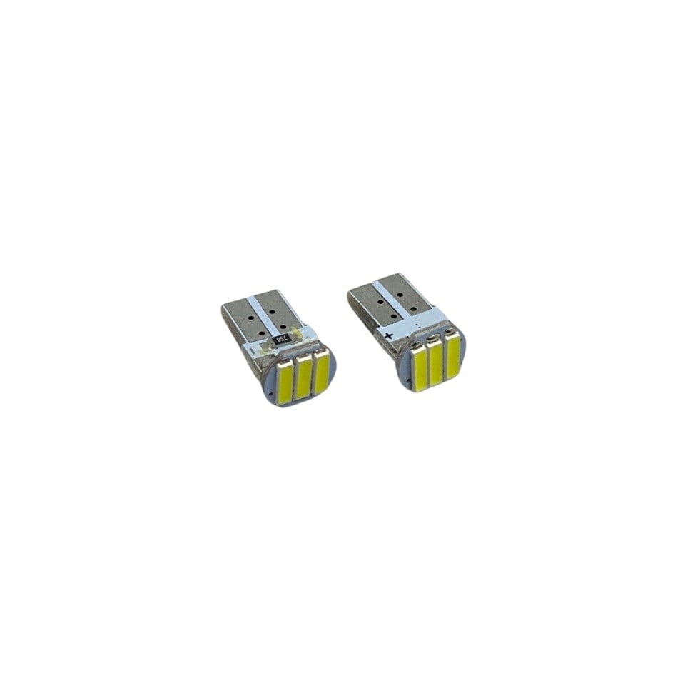 12V DİPSİZ AMPUL T10 (3 LEDLİ) BEYAZ SMD (2 AD)