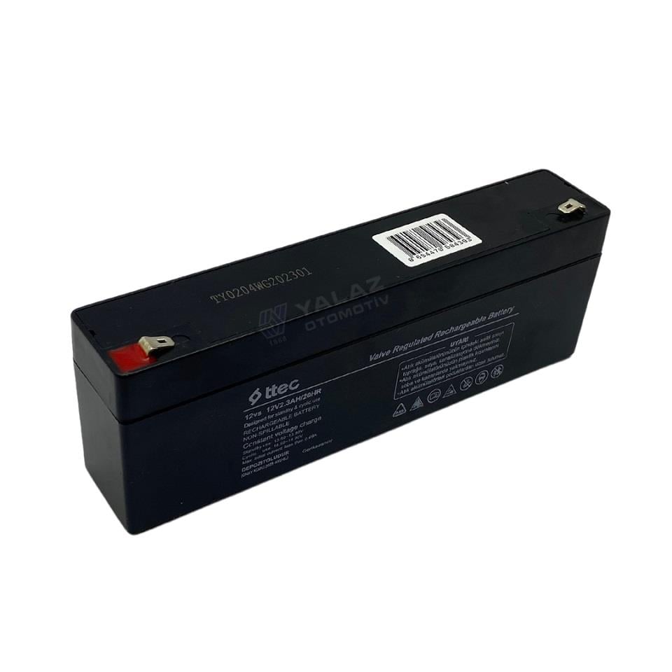 TTEC 12V 2.3 AH AKÜ KURU TİP (178*35*60) UZUN (0,81 KG)