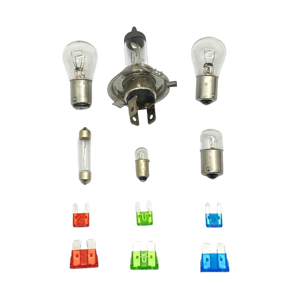 12V H4 AMPUL-SİGORTA SETİ (ACİL SET) (12 PARÇA)