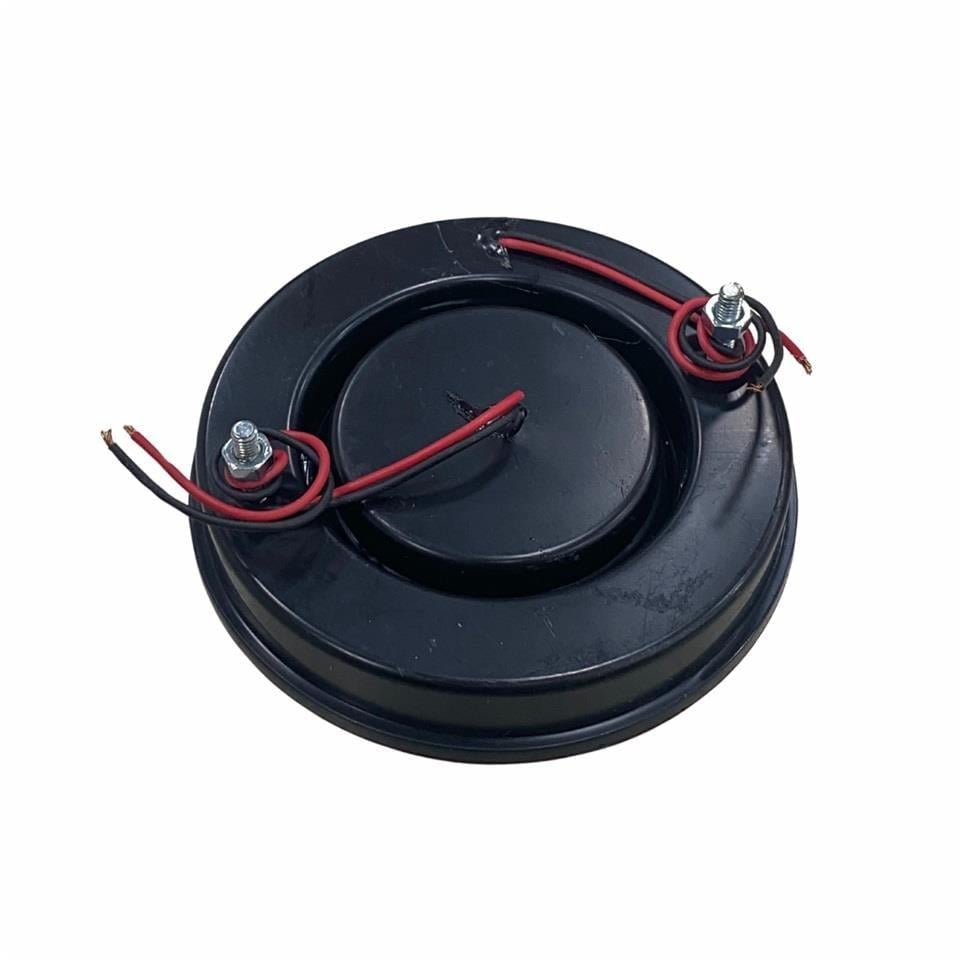 12V SİNYAL LAMBASI (19 LEDLİ) YUVARLAK SARI KOMPLE (98 MM)