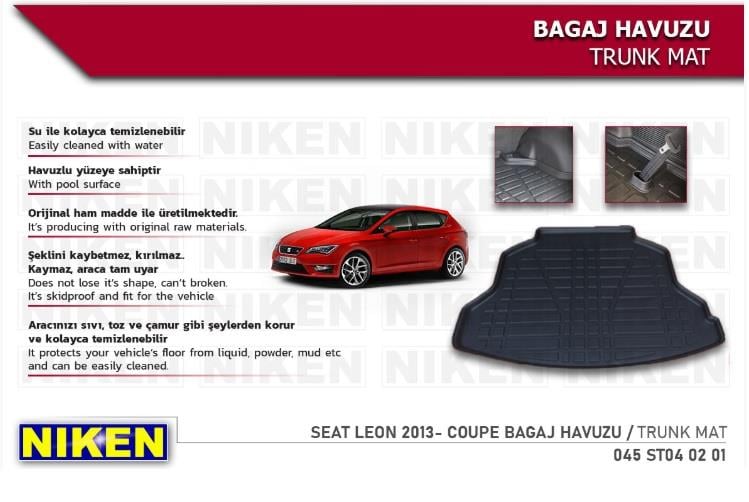 BAGAJ HAVUZU SEAT LEON 2013-2020