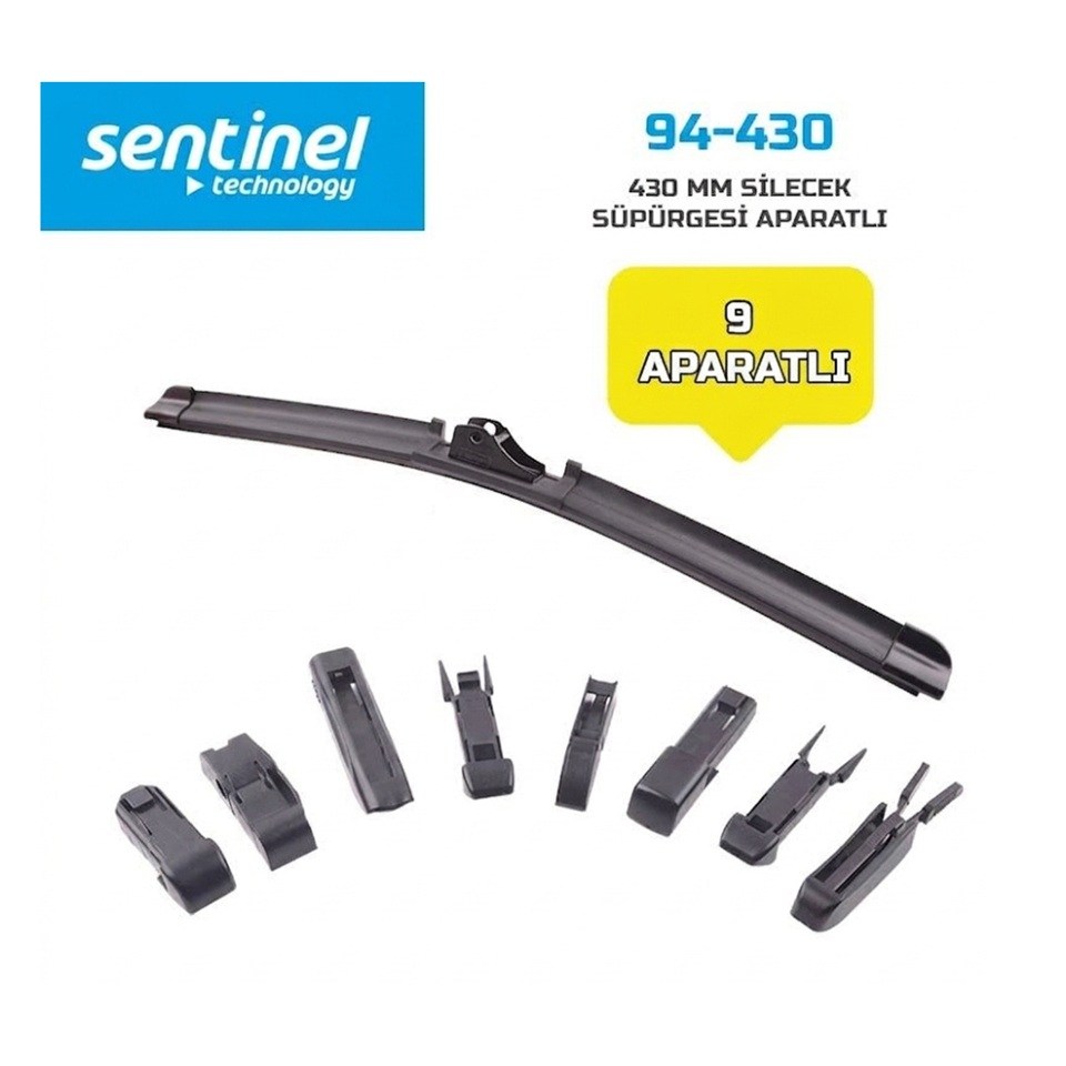 SİLECEK SÜPÜRGESİ 430 MM AEROTWIN (9 APARATLI)