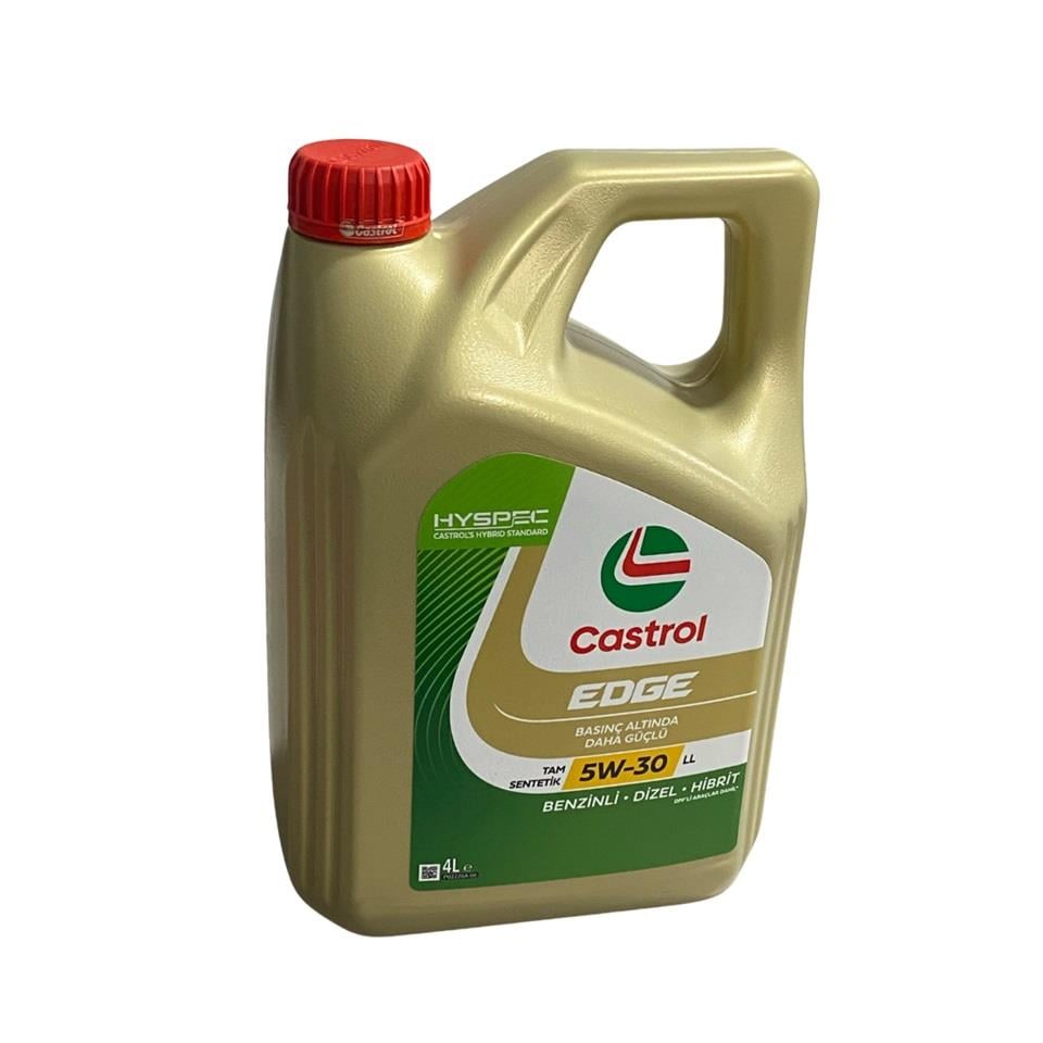 CASTROL EDGE 5W-30 LL MOTOR YAĞI TAM SENTETİK (4 LT)