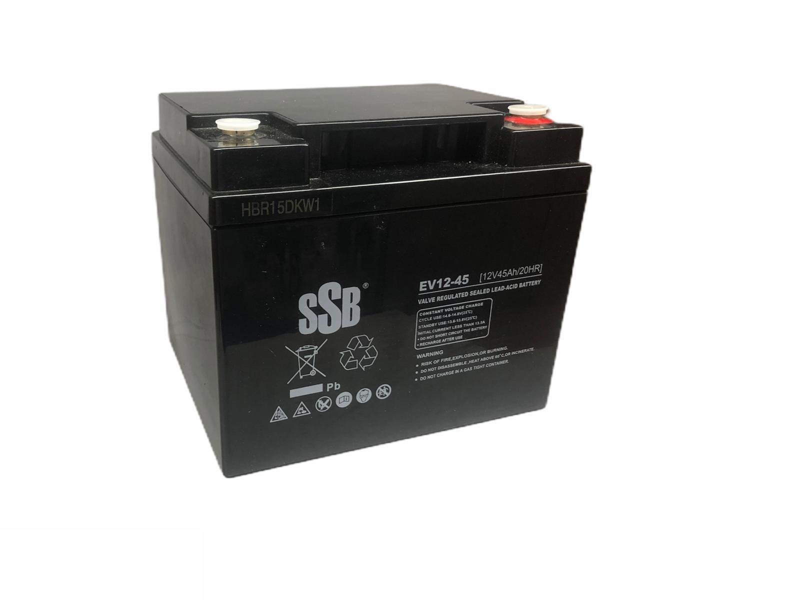 SSB 12V 45 AH ENGELLİ ARAÇ AKÜSÜ JEL (197*165*175) 