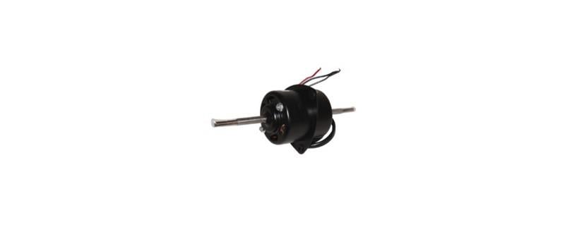 24V KALORİFER MOTORU ÇİFT MİLLİ (3 KULAK-VİDALI)