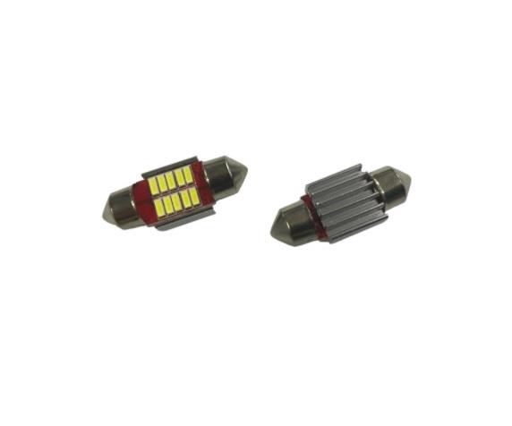 ROBUST 12V SOFİT AMPUL 10 LEDLİ BEYAZ (31 MM) (2 AD)