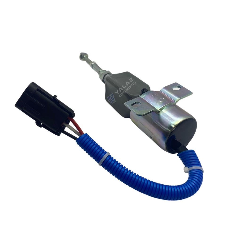 24V STOP SELENOİDİ (GÖVDE ÇAPI:45 MM) (MAFSALLI) (SOKETLİ) MITSHUBISHI