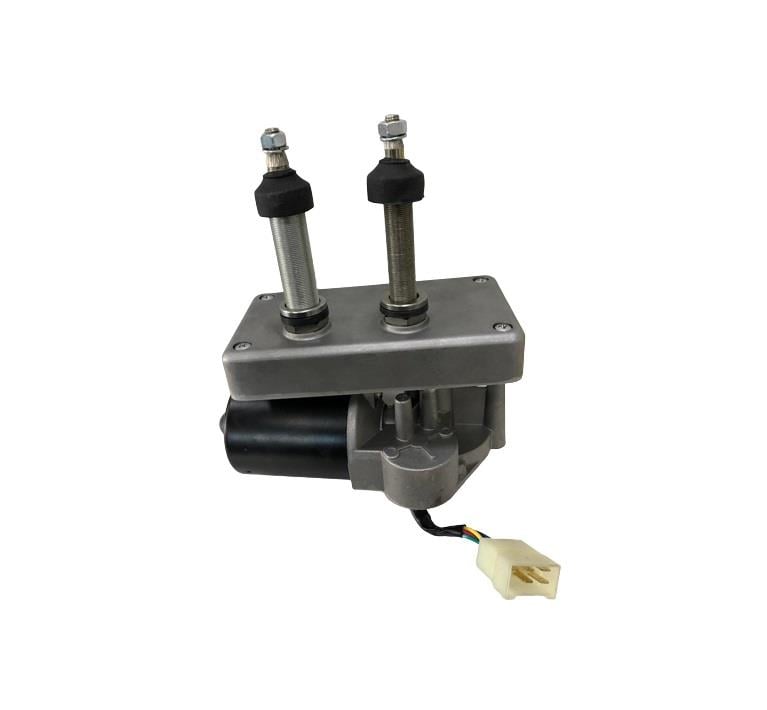 24V SİLECEK MOTORU AĞIR HİZMET MEKANİZMALI ÇİFT MİLLİ 70/70 (KAPALI)